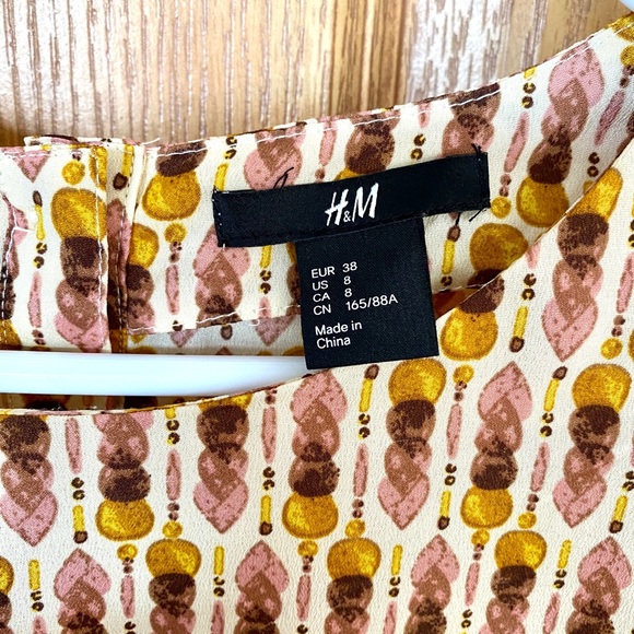 Printed 3/4 Sleeve Blouse - Picture 3 of 4